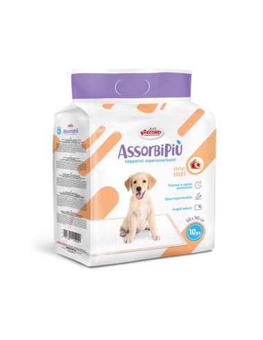 Assorbipiù puppy pads 60 x 90 cm Fresh Fruits - Record