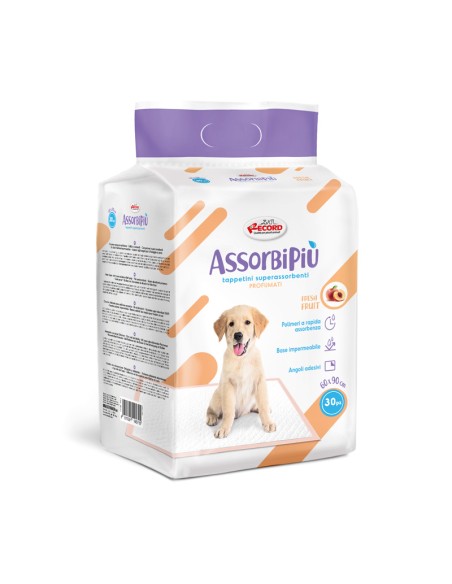 Assorbipiù puppy pads 60 x 90 cm Fresh Fruits - Record