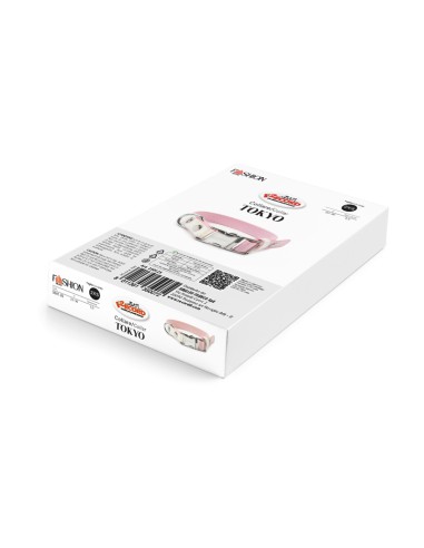 Synthetic leather dog collar with iridescent coating - Record