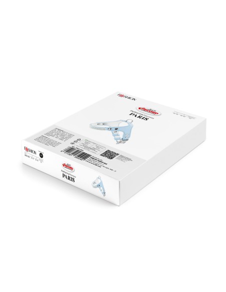 Synthetic leather dog harness with rhinestones - Record