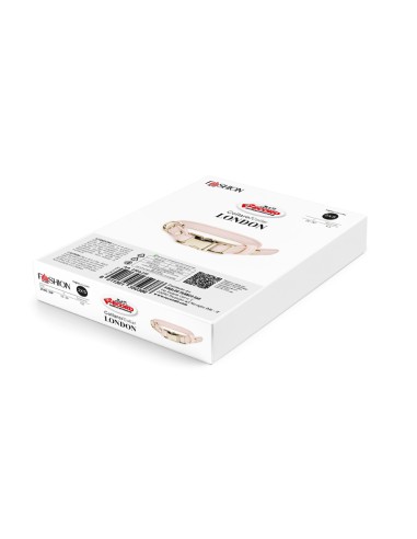 Collare per cani in similpelle con fibbia in metallo - Record