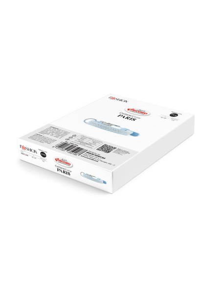 Synthetic leather cat and dog collar with rhinestones - Record