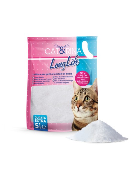 LongLife silica gel cat litter - Cat&Rina