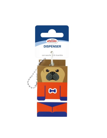 Cardboard hygienic bag dispenser - Record